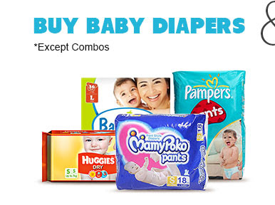 Buy Baby Diapers *Except Combos