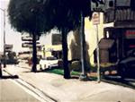 40th Street (10.5" x 5.8" oil on canvas sheet - no frame) - Posted on Sunday, February 22, 2015 by Ramon DelRosario