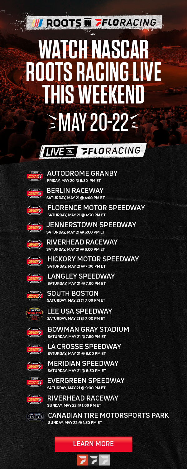 Watch NASCAR Roots racing live this weekend