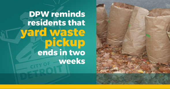 DPW Yard Waste Collection Ends (December 2021)