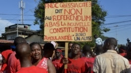 Les manifestations des Guinéens contre le 3ème mandat du président Alpha Condé, le 7 novembre 2019.