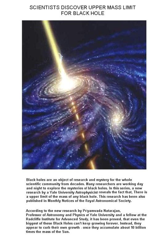 Limit to the Largest Blackhole Limit to the Largest Blackhole