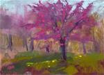 Video Demo: A Quick Plein Air Painting of a Spring Flowering Tree - Posted on Tuesday, April 7, 2015 by Karen Margulis