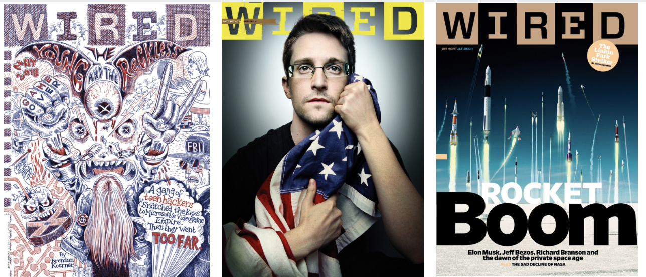wired magazine covers from wired's favorite 25 wired covers of all time