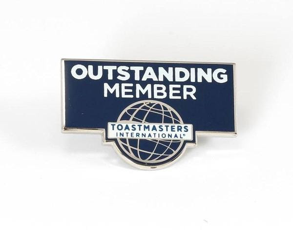 Outstanding Club Member Pin