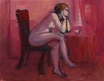 Morning in Red Room - Posted on Monday, April 13, 2015 by Angela Ooghe