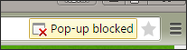 Pop-up blocked
