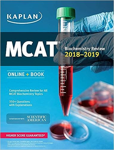 EBOOK MCAT Biochemistry Review 2018-2019: Online + Book (Kaplan Test Prep)