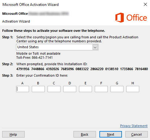 Microsoft Office activation wizard - Steps - LicenceDeals.com