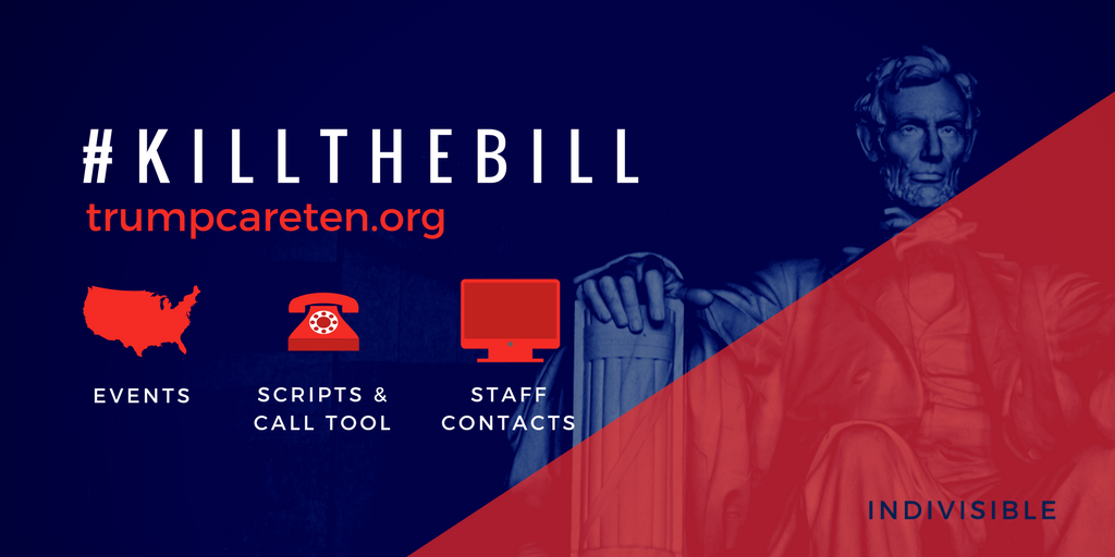 Click here to kill the bill with all the new resources at TrumpCareTen.org