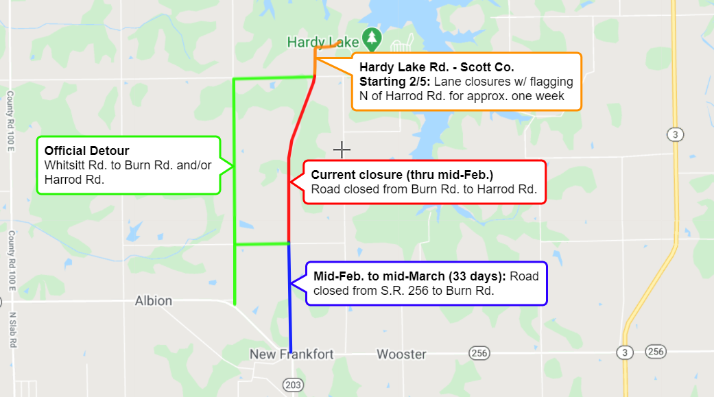 Hardy Lake Rd. 2-5-21