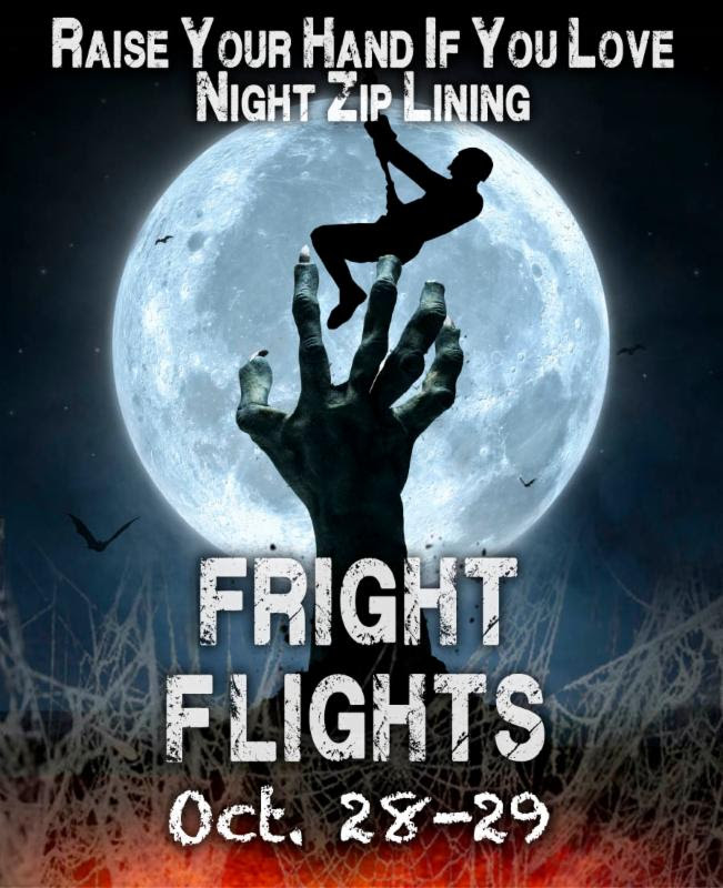 Orlando Tree Trek Fright Flights Halloween 2016