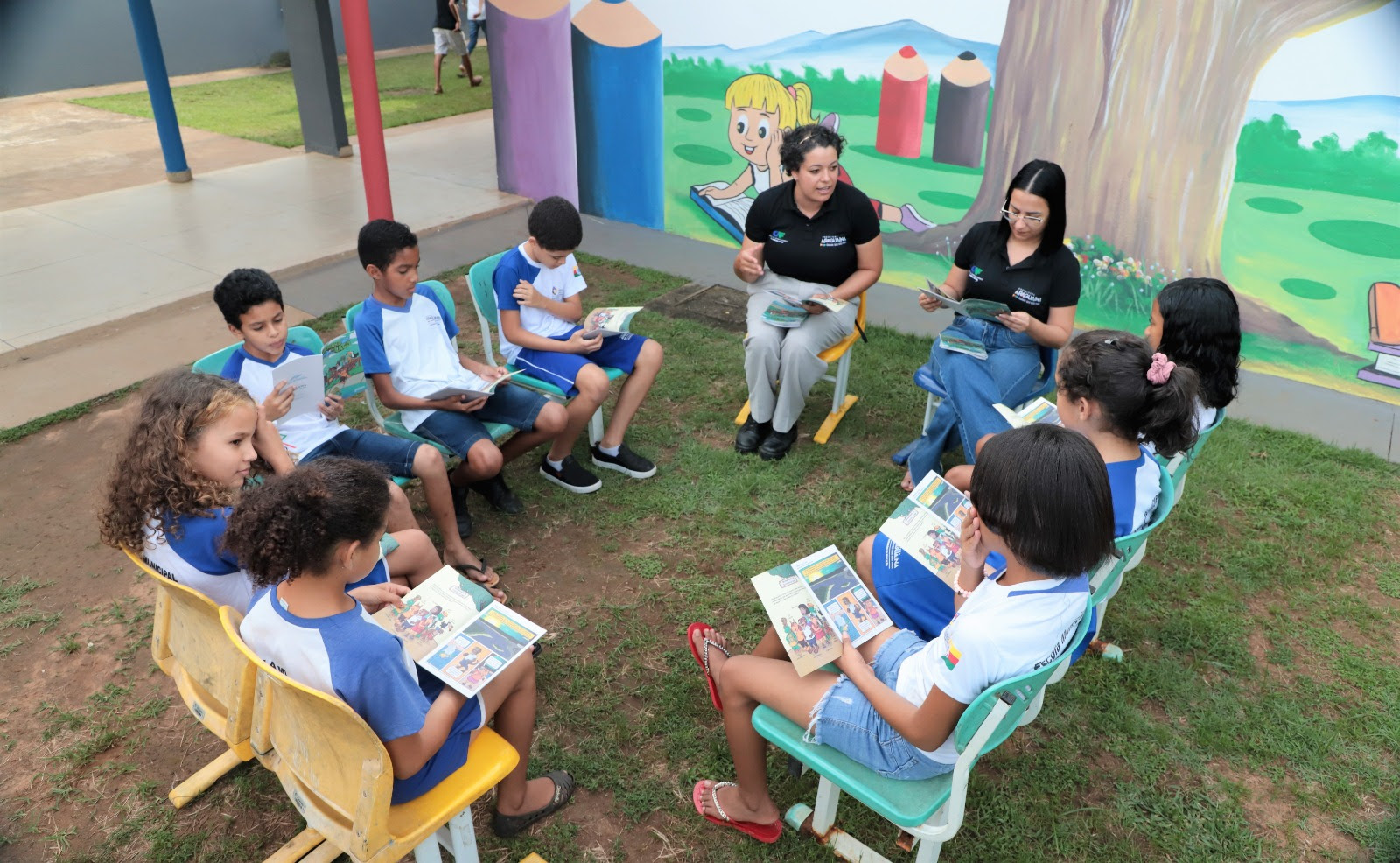 Mais de 10 mil gibis serão entregues para alunos da rede municipal. Foto: Marcos Sandes