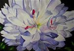 White Watercolor Peony - Posted on Tuesday, November 25, 2014 by Nel Jansen