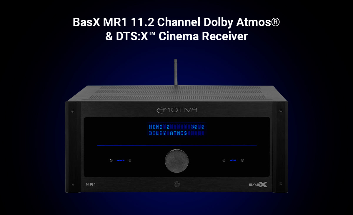 BasX MR1 11.2 Channel Dolby Atmos® & DTS:X™ Cinema Receiver
       