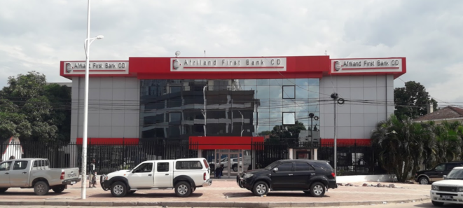 Les bureaux d'Afriland First Bank à Kinshasa. © DR