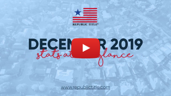 December 2019 Stats December 2019 Stats
