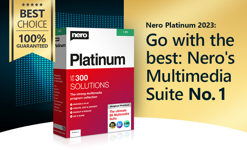 Nero Platinum Suite 2023 is the ultimate all-inclusive software package