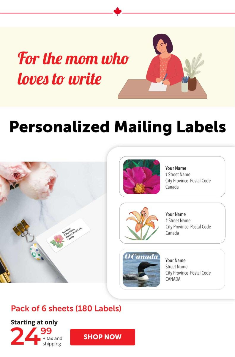 Personalized Mailing Labels