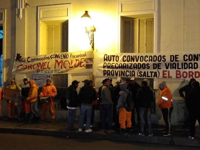 Resultado de imagen para trabajadores de vialidad en salta