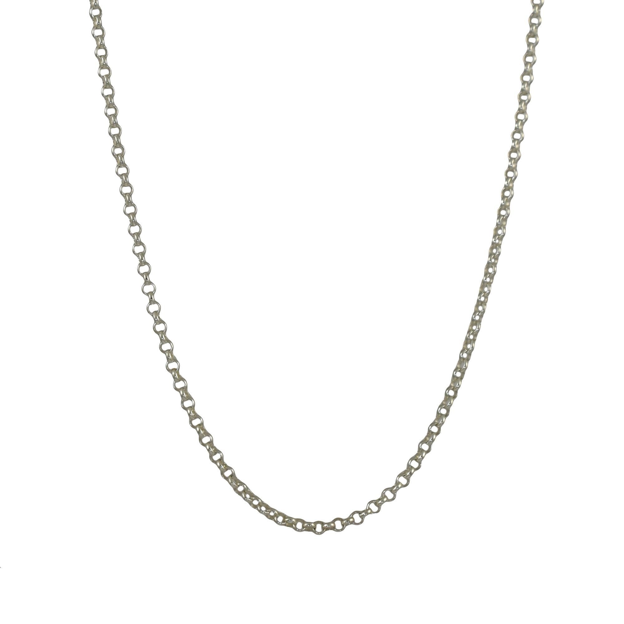 Classic Rolo sterling silver chain necklace