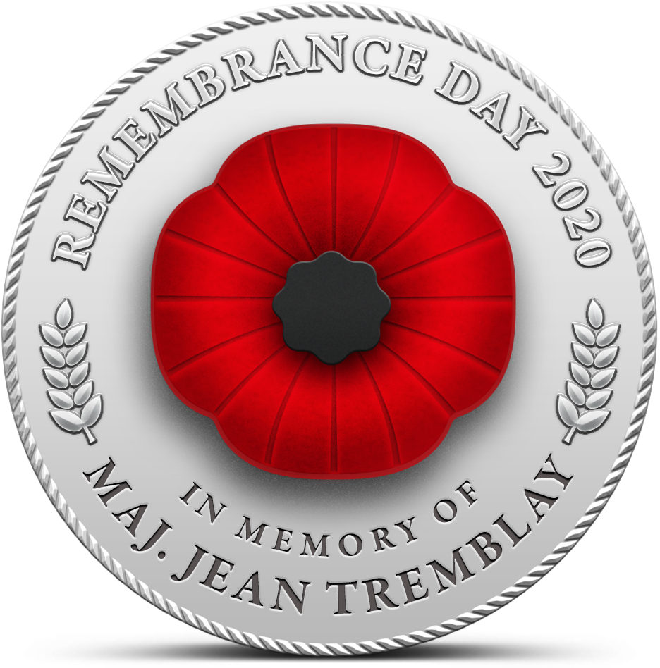 Remembrance Day - Poppy Badge - 2020 Front EN