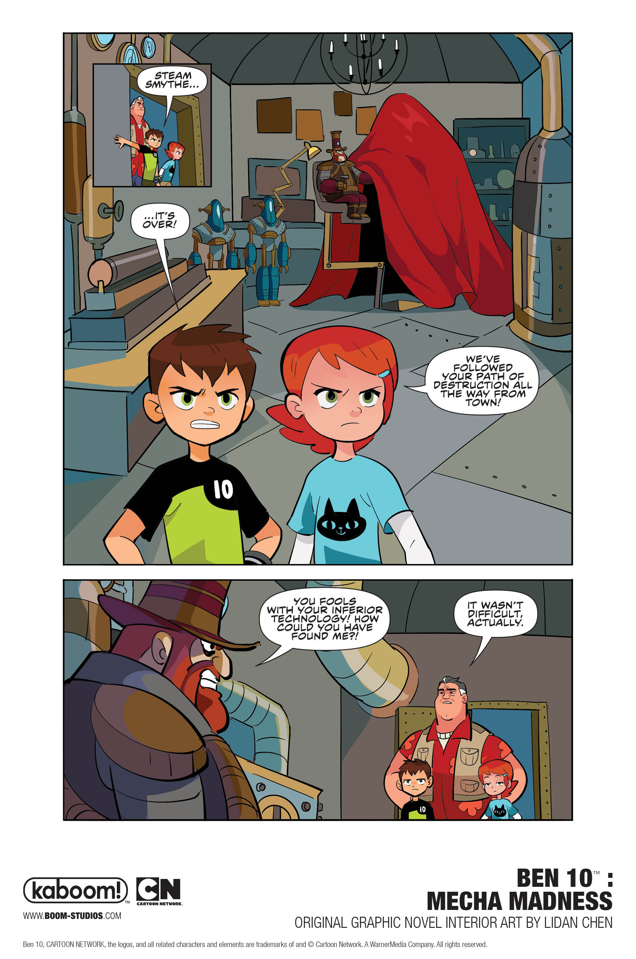 BEN 10™: FOR SCIENCE! Original Graphic Novel New Look – BOOM! Studios