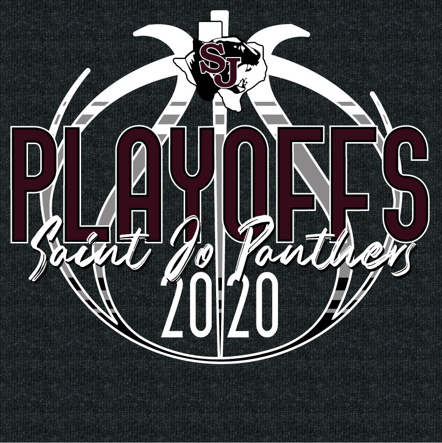 Saint Jo ISD Basketball Playoff Tshirts