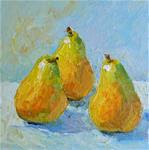 Palette Knife Pears,still life,oil on canvas,8x8, price$275 - Posted on Tuesday, March 24, 2015 by Joy Olney