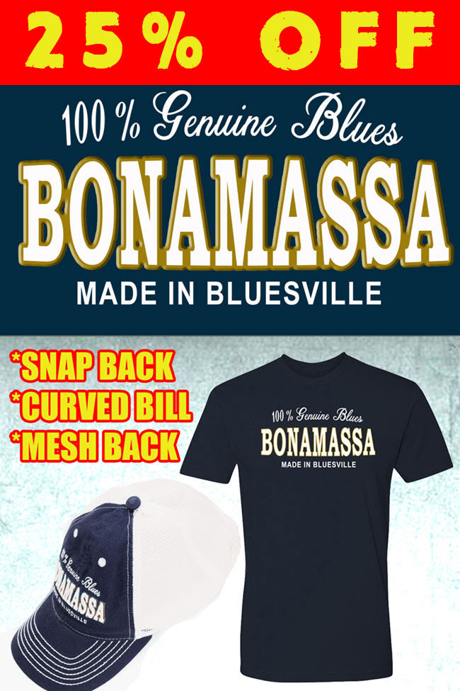 Get the latest deals on Bonamassa merch here!