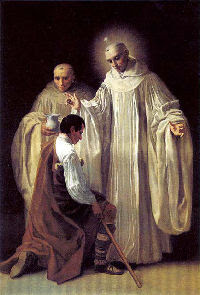 Francisco Goya: Święty Bernard przyjęty do cystersów Francisco Goya: Święty Bernard przyjęty do cystersów
