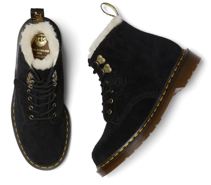 Dr martens best sale shearling lined boots