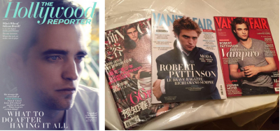 4/14 The Hollywood Reporter (2 available), Japan Vogue 2010, Italian VF 2010, Italian VF 2009