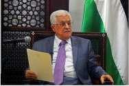 Palestinian Authority unity government leader Mahmoud Abbas, July 6, 2014.