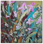 Pink orchids - Posted on Monday, April 13, 2015 by Elena Lunetskaya