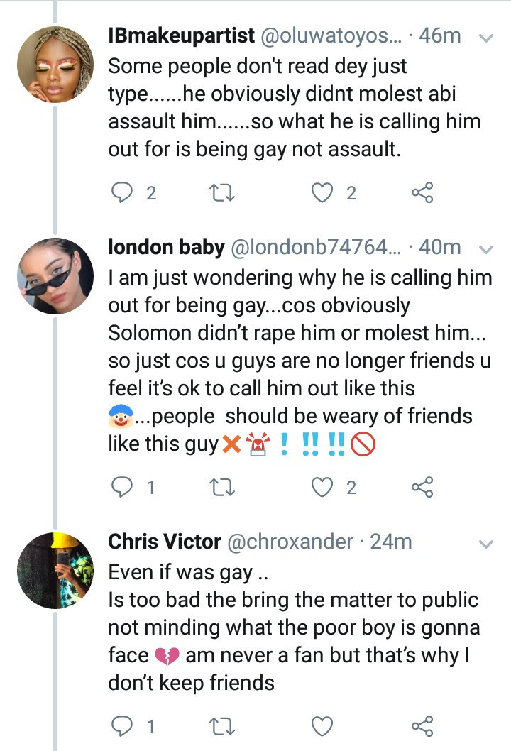 Two Nigerian men accuse a popular male model of sexual assault