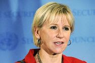Swedish Foreign Minister Margot Wallström:. 