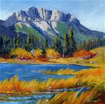 Yamnuska Autumn - Posted on Wednesday, December 10, 2014 by Sharon Lynn Williams