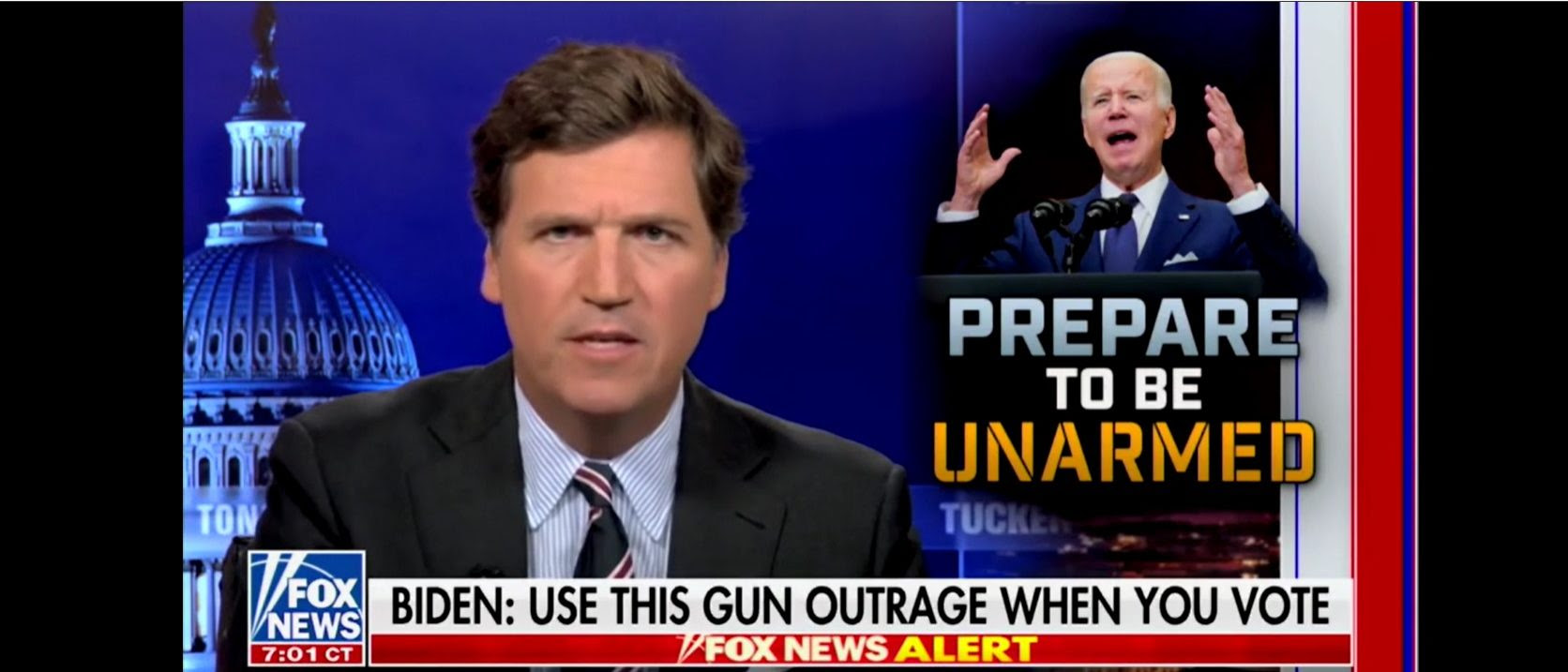 ‘Disarming You Is The Point’: Tucker Slams Biden’s Gun Control Speech