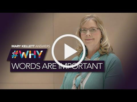 #Why words are important with Mary Kellett