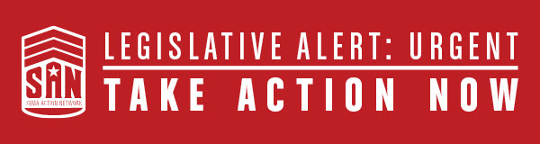 SEMA ACTION NETWORK | LEGISLATIVE ALERT: URGENT - TAKE ACTION NOW