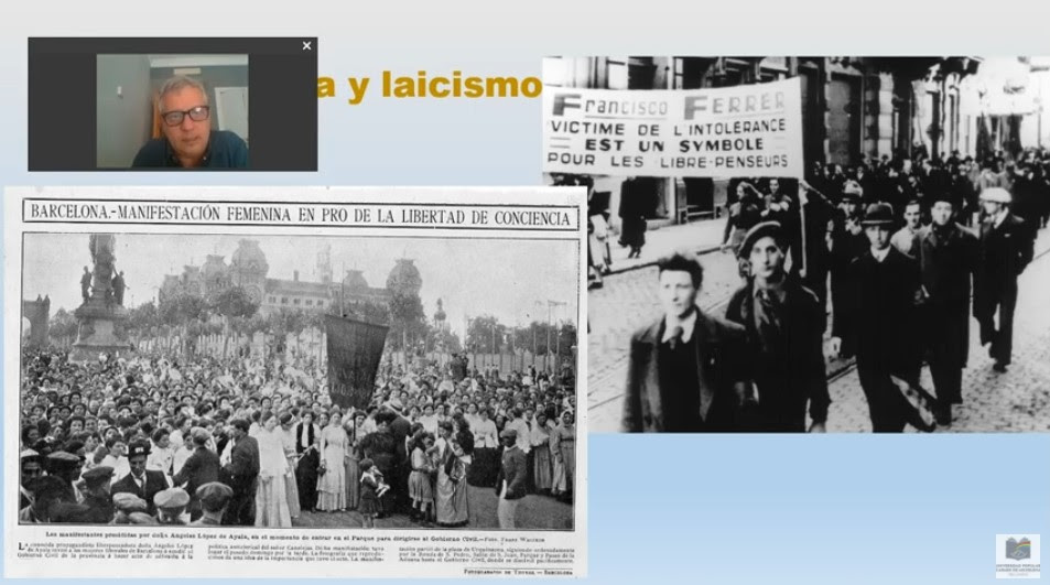 Vídeo: rescatamos esta interesante conferencia de Antonio Gómez Movellán: ＂Los lemas del Laicismo y de la República＂