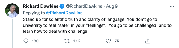 Tweet 2: Richard Dawkins