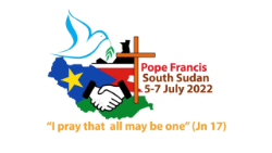 Il logo ufficiale del viaggio apostolico di Papa Francesco in Sud Sudan (5-7 luglio) 