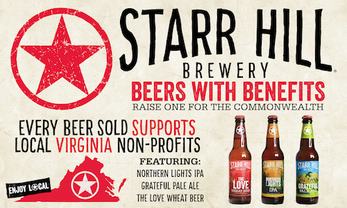 Starr Hill Brewery Announces Beers With Benefits Initiative ...