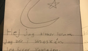 Sweden: Non-Muslim school forces 9-year-olds to pledge allegiance to Allah and write “I belong to Islam”