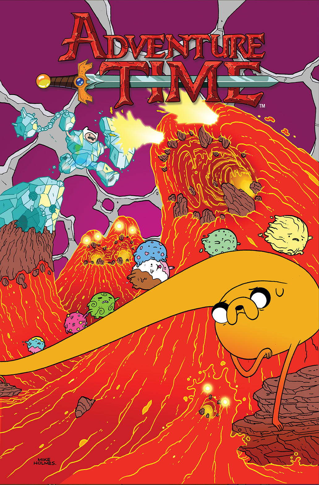 ADVENTURE TIME #29 Cover A by Mike Holmes