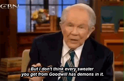 Image result for FUNNY MAKE GIFS MOTION IMAGES OF PAT ROBERTSON PREACHING