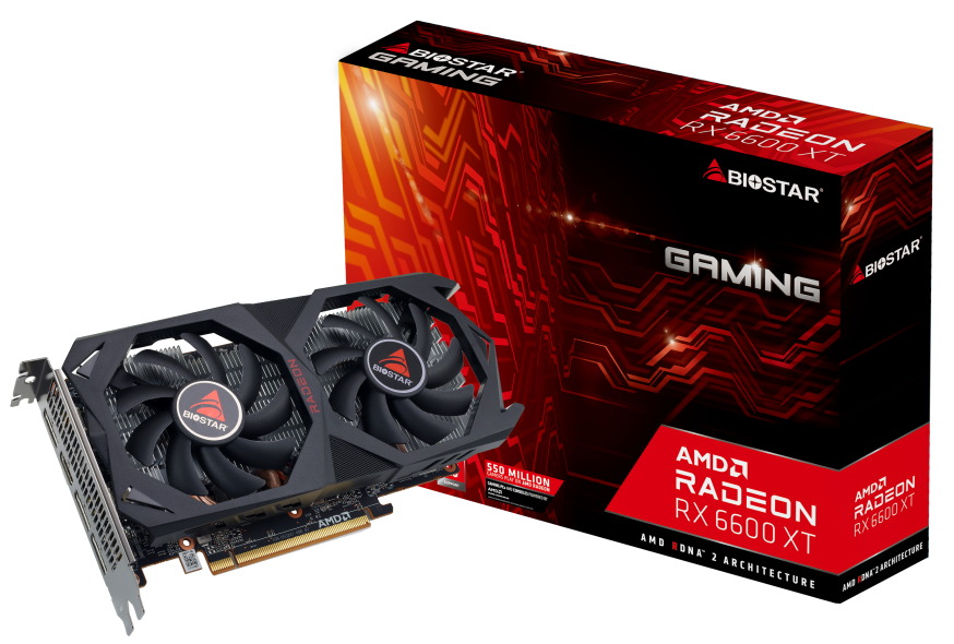 BIOSTAR LAUNCHES AMD RADEON™ RX 6600 XT GRAPHICS CARD IT Voice