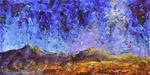 Bethlehem Night, Contemporary Landscape Paintings by Arizona Artist Amy Whitehouse - Posted on Saturday, November 22, 2014 by Amy Whitehouse